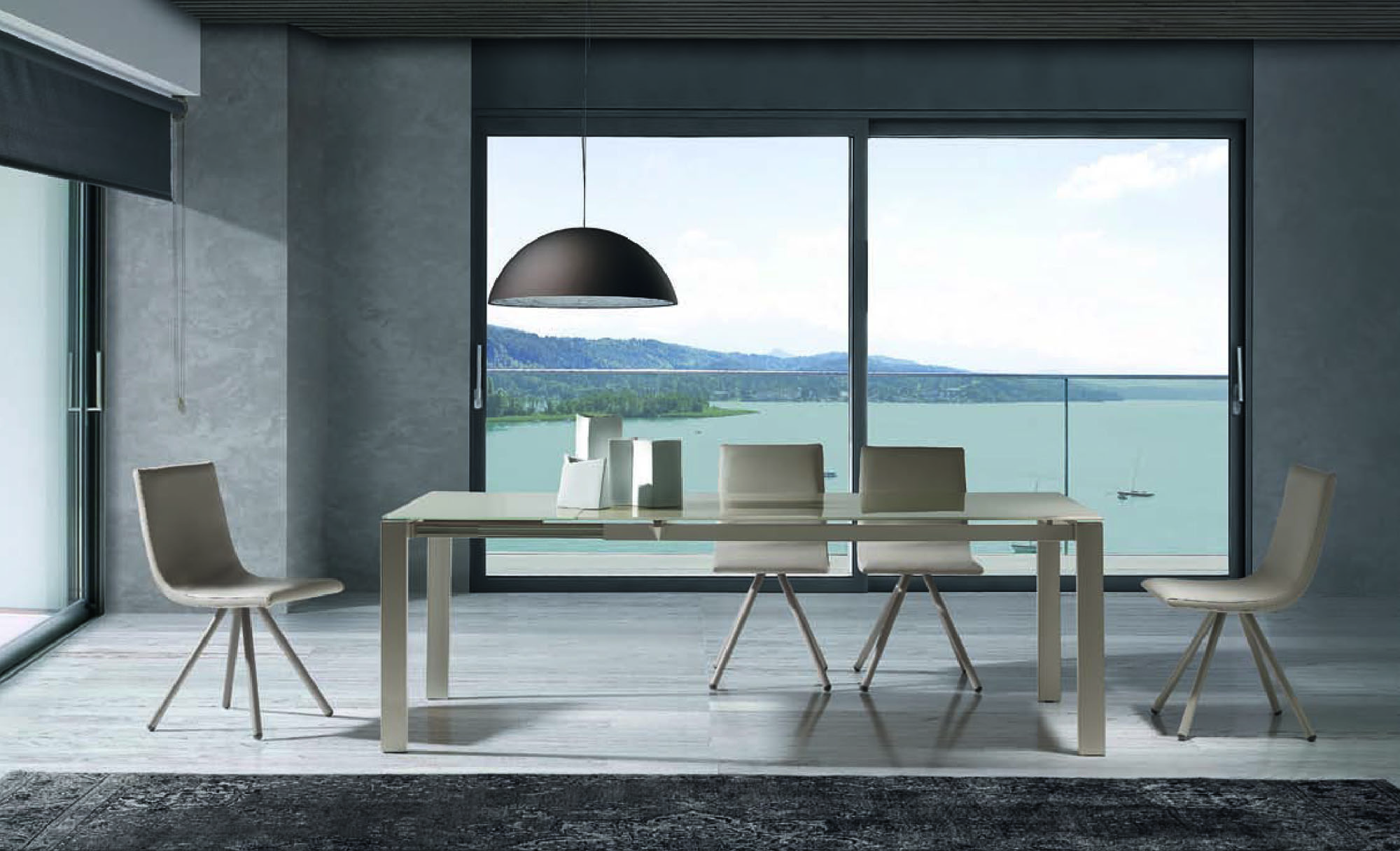 Mesa porcelánica para comedor a medida - Arin y Embil