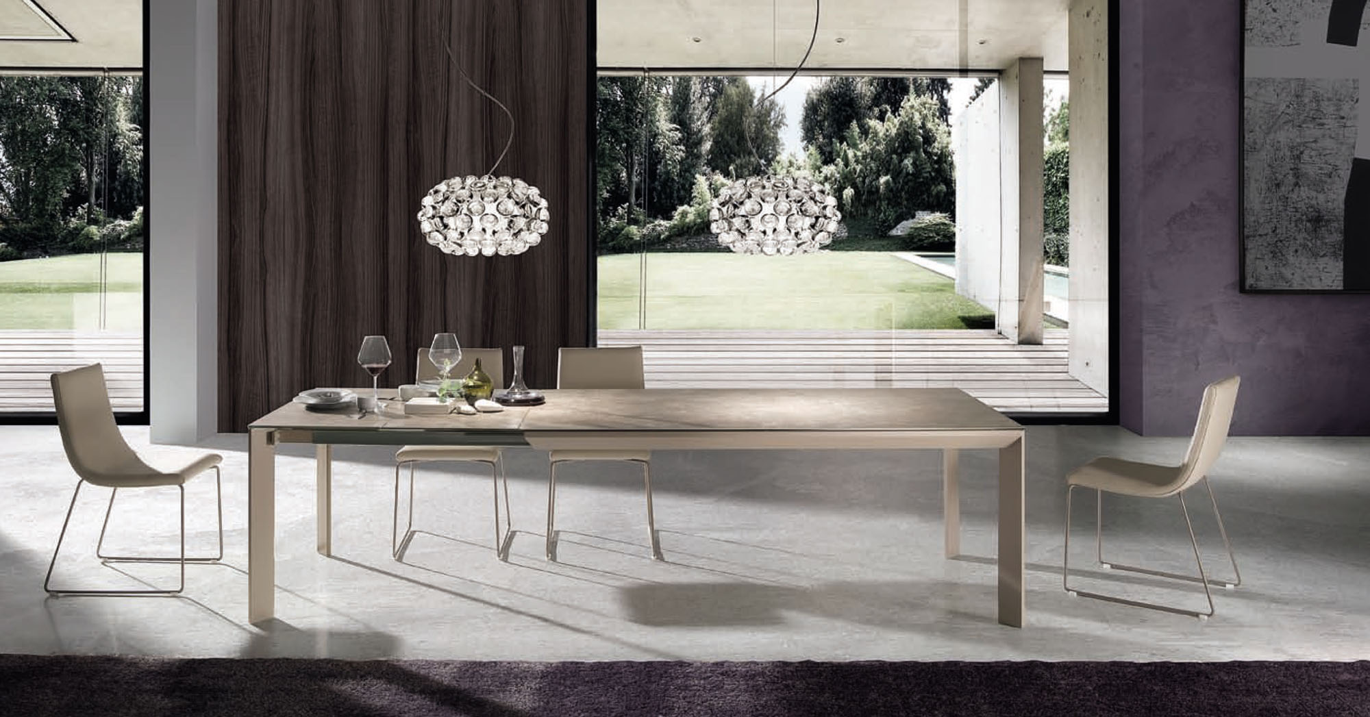 Mesa porcelánica para comedor a medida - Arin y Embil