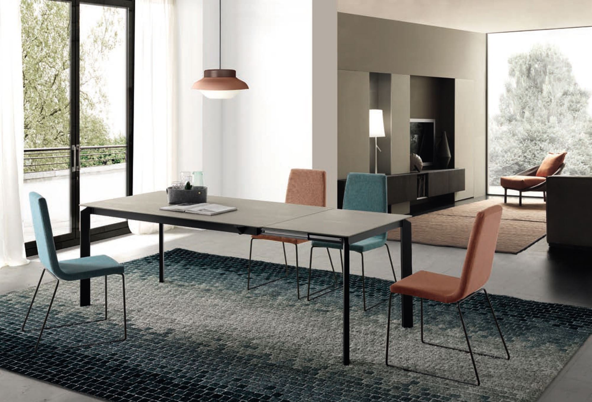 Mesa porcelánica para comedor a medida - Arin y Embil