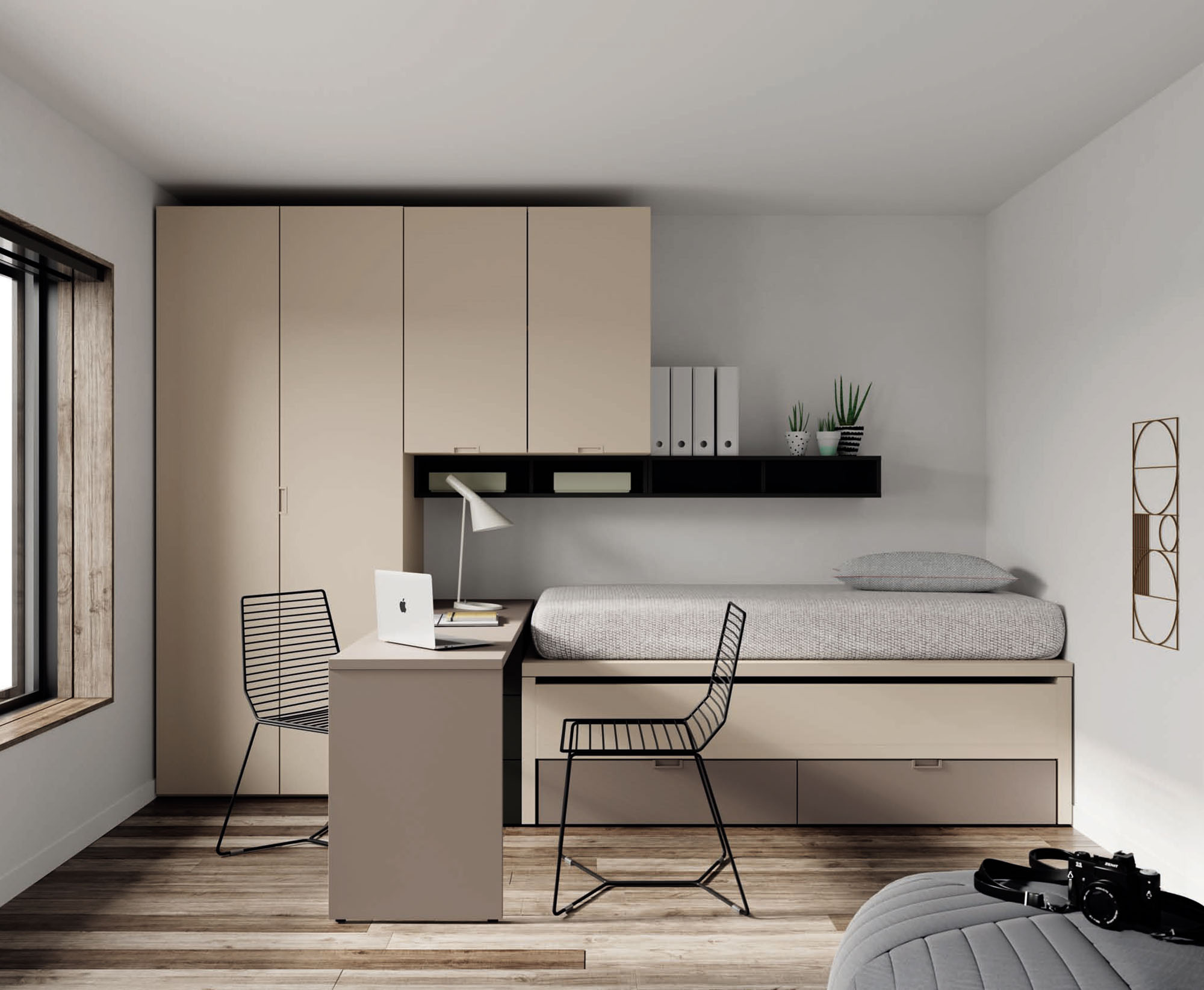 Cama nido de diseño para dormitorio - Arin y Embil