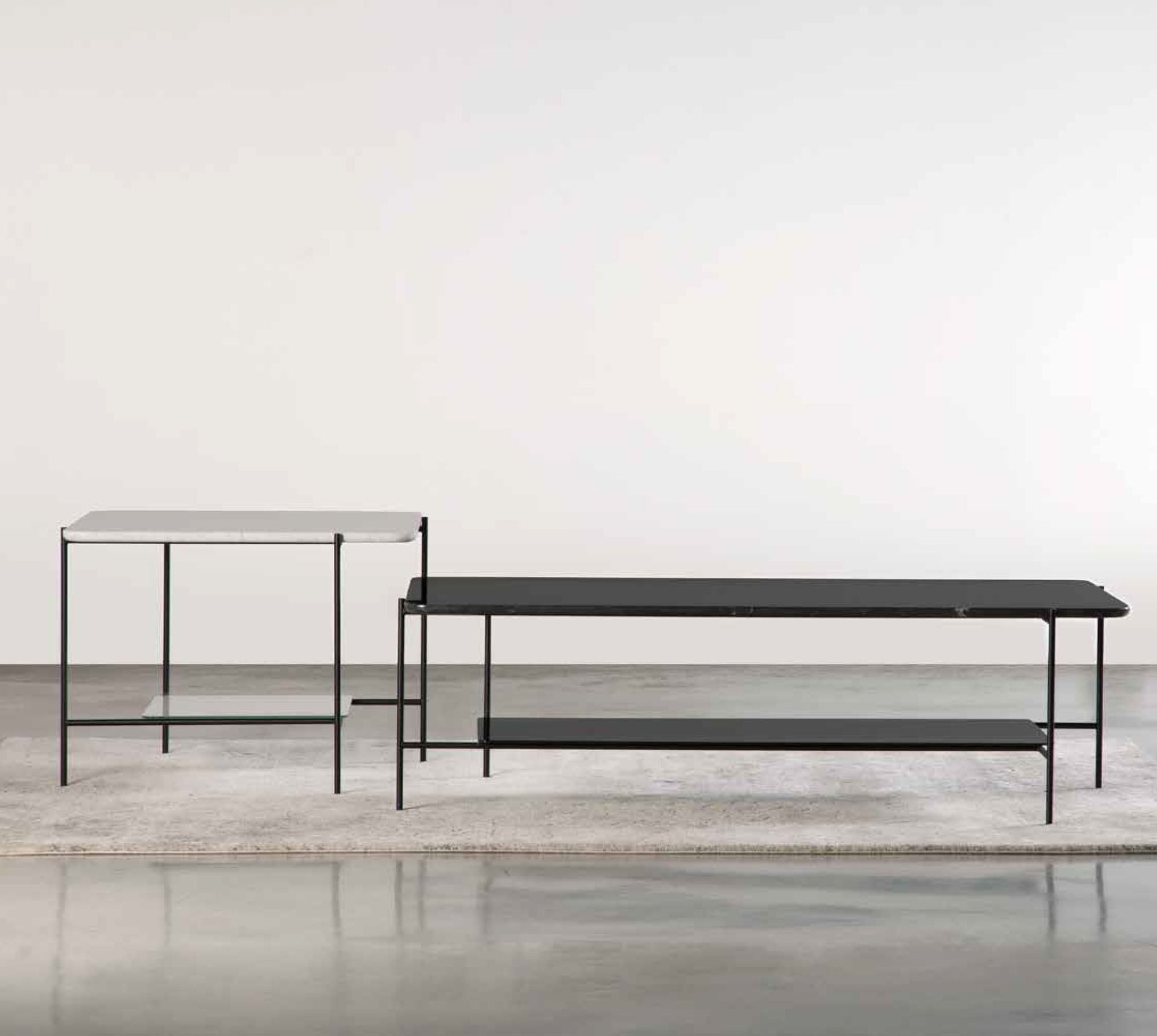 Mesas de centro de mármol rectangulares - Arin y Embil