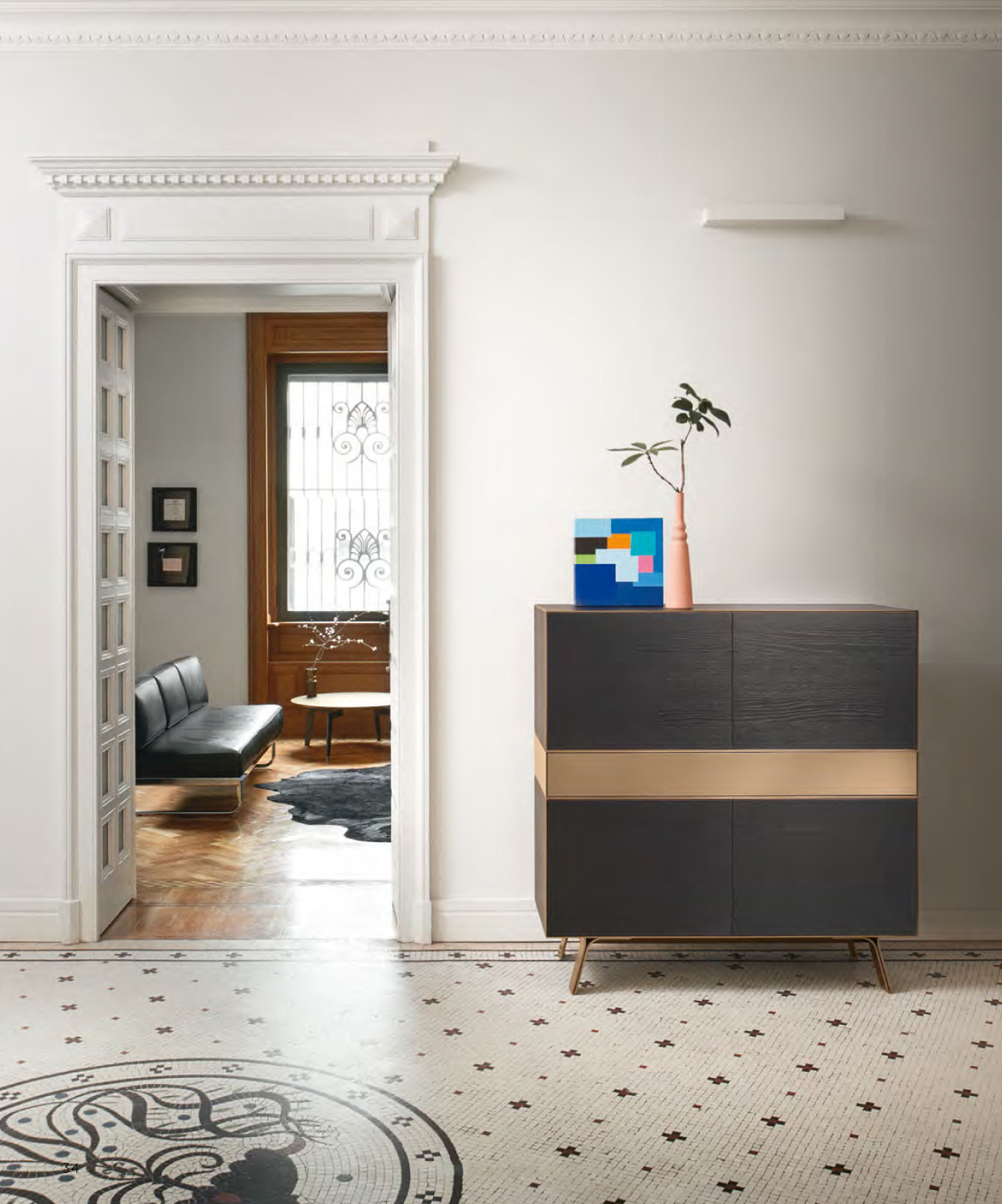 Aparador y consola para salón de madera maciza - Arin y Embil