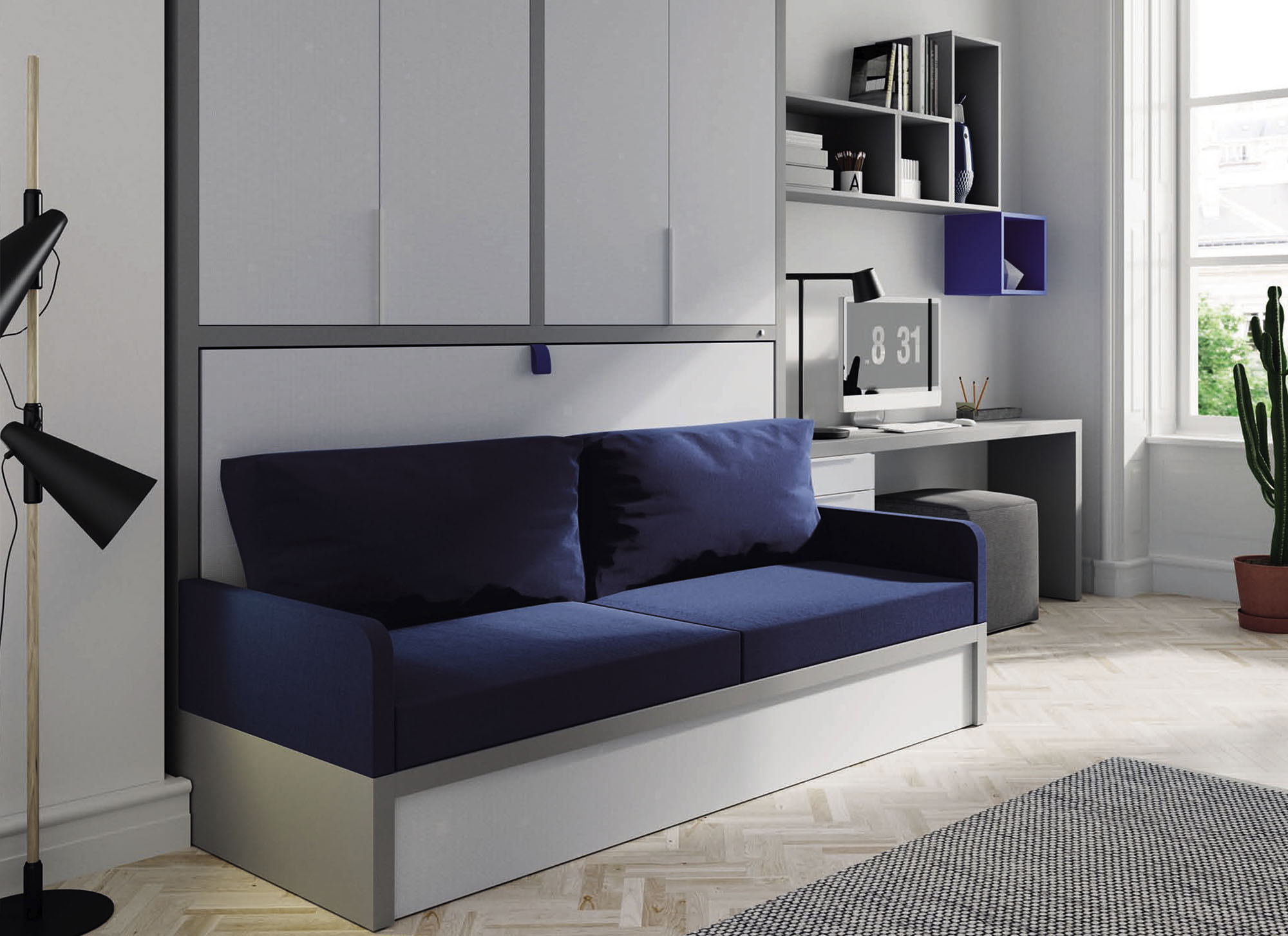 Sofá-cama abatible para dormitorio - Arin y Embil