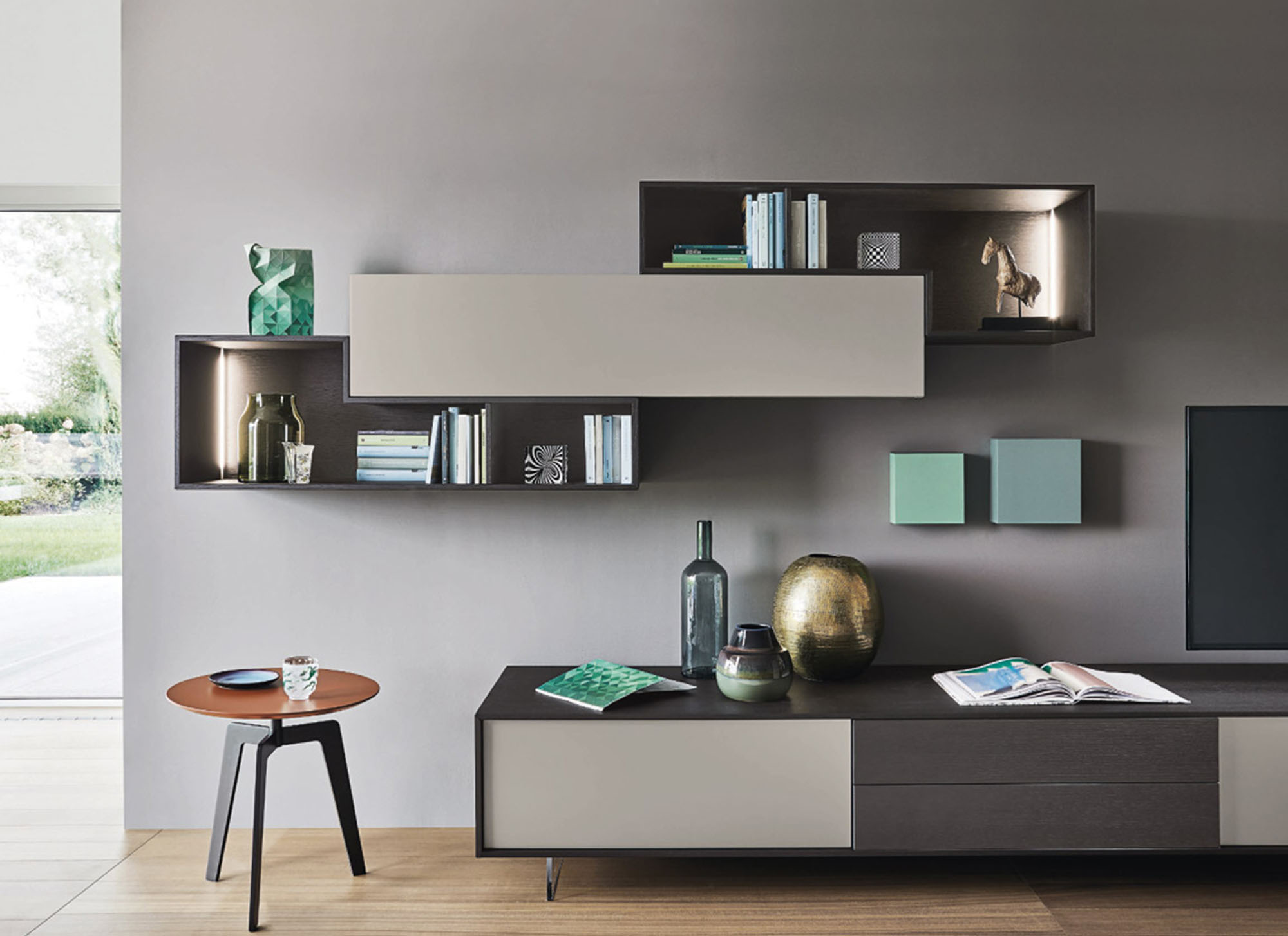 Composición de librerías para salón - Arin y Embil