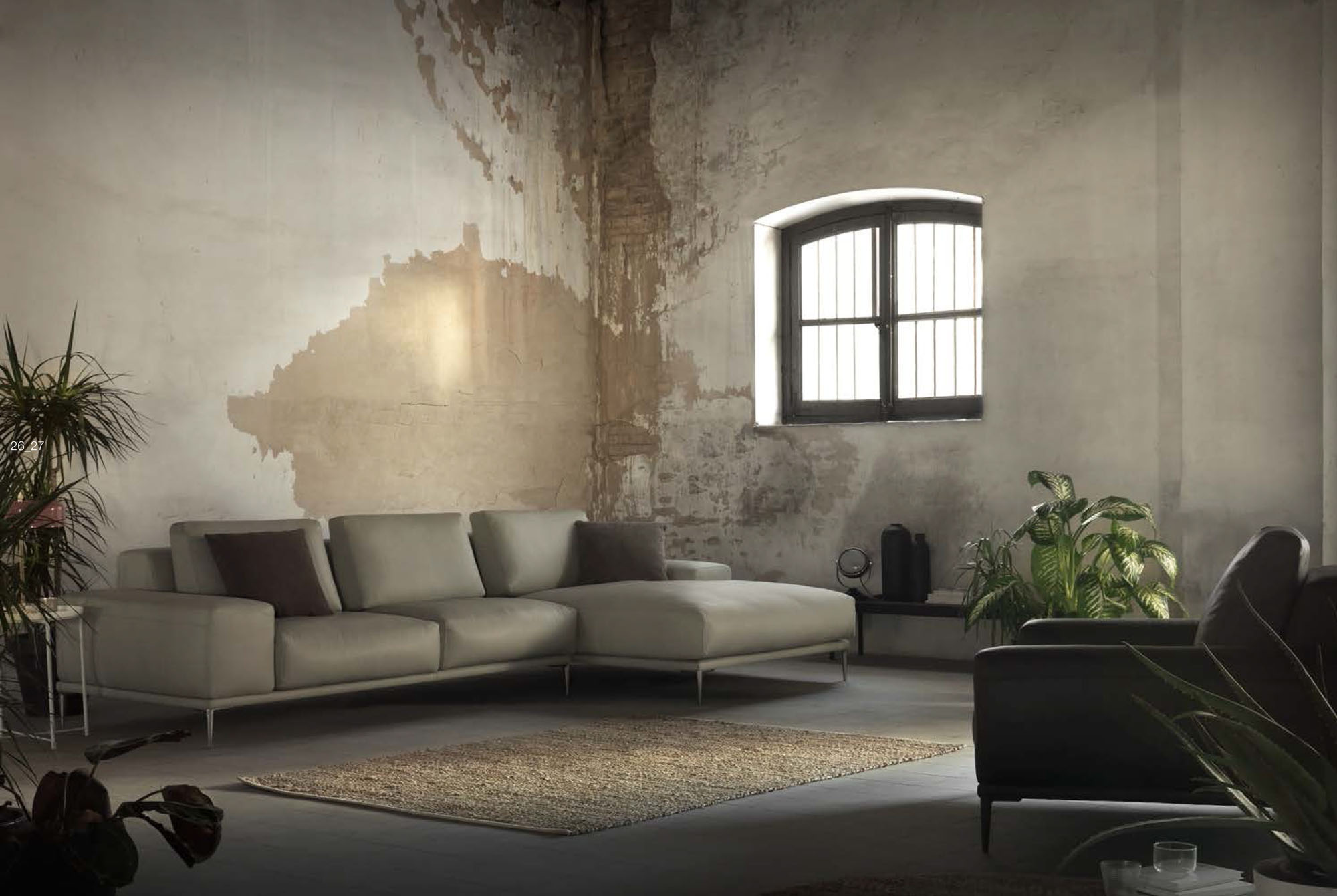 Sofá fijo chaiselongue - Arin y Embil