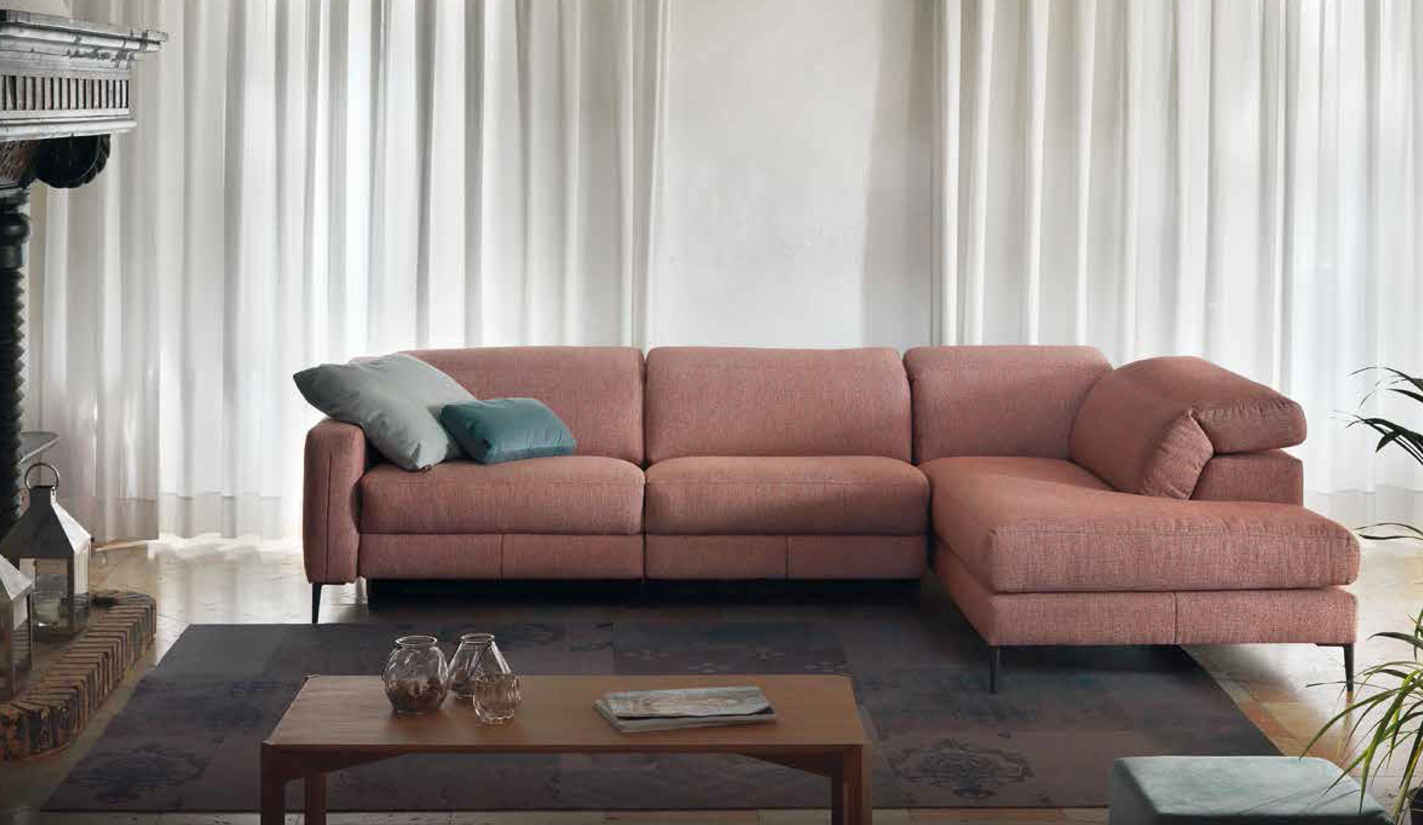 Sofá relax eléctrico tipo chaiselongue - Arin y Embil